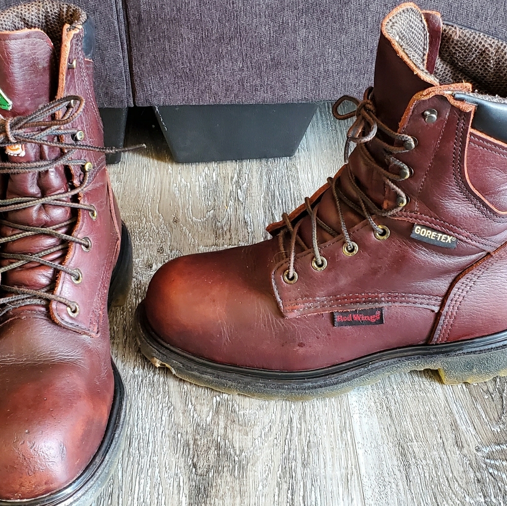 red wing gortex boots 7.5
